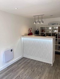 Garage to a bar conversion