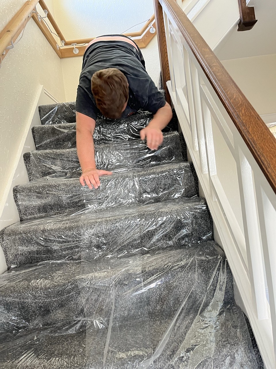 Carpet protector man